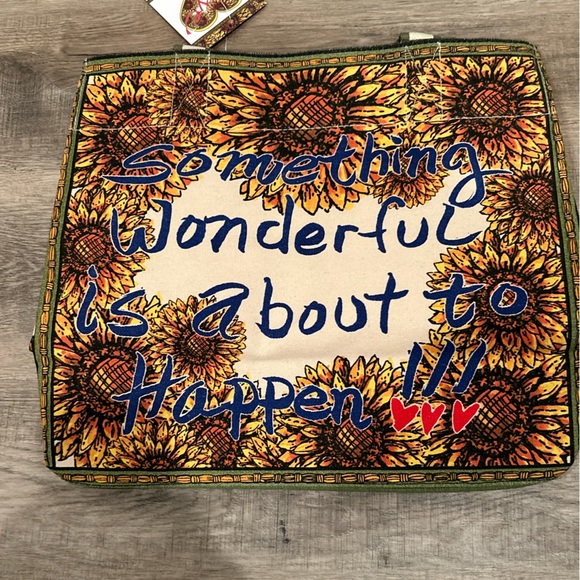 Brighton Handbags - Brighton LoVe Perfect Sunflower Tote Bag “Something Wonderful is About to Happen